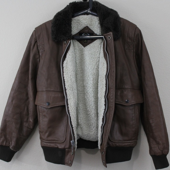 VTG Aberdeen G-1 Pilot Bomber Leather Jacket B301 - Picture 5 of 8